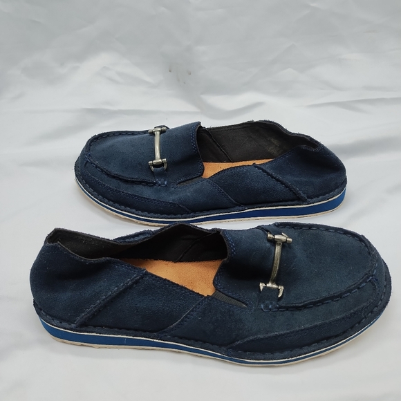 Women's Ariat Bit Cruiser Suede Loafers Size 10M - Picture 5 of 10